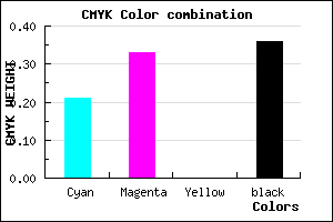 #806CA2 color CMYK mixer