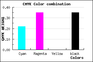 #806CA5 color CMYK mixer