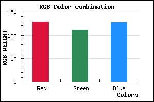 rgb background color #80707F mixer