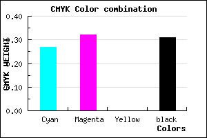 #8077B0 color CMYK mixer