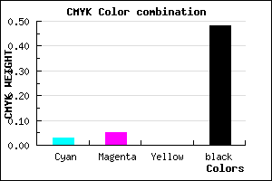 #807E84 color CMYK mixer