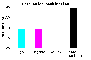 #807E9C color CMYK mixer