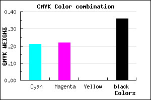 #807EA2 color CMYK mixer