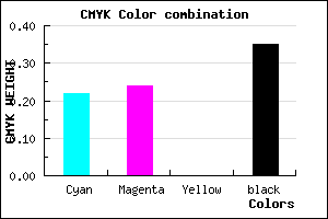 #807EA5 color CMYK mixer