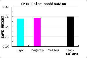 #807FB3 color CMYK mixer
