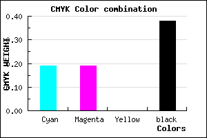 #80809E color CMYK mixer