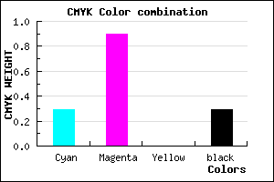 #8012B4 color CMYK mixer