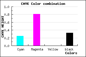 #8021AB color CMYK mixer