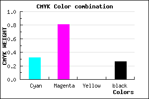 #8024BC color CMYK mixer