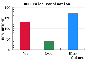 rgb background color #8029AD mixer