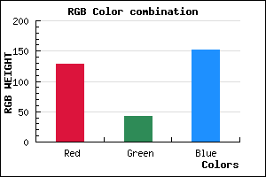 rgb background color #802A98 mixer