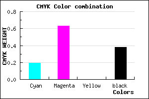 #803B9F color CMYK mixer