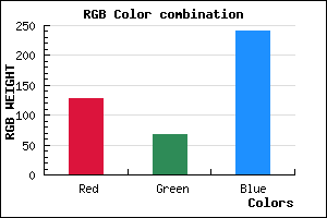 rgb background color #8043F0 mixer