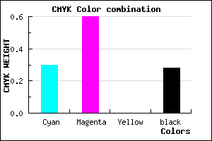 #8049B7 color CMYK mixer