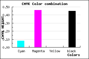 #804B8B color CMYK mixer