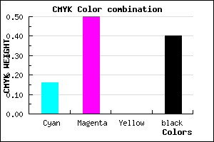 #804C98 color CMYK mixer