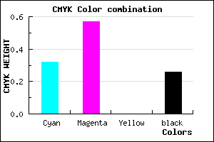 #8050BC color CMYK mixer