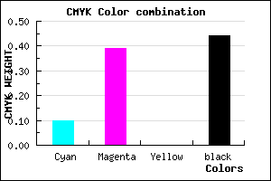 #80568E color CMYK mixer