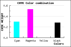 #8056B8 color CMYK mixer