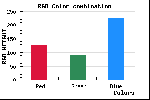 rgb background color #805AE0 mixer