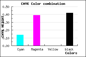 #805B95 color CMYK mixer