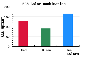 rgb background color #805BA5 mixer