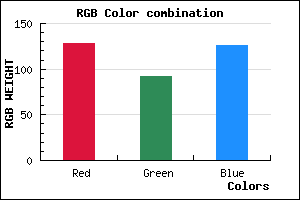 rgb background color #805C7E mixer
