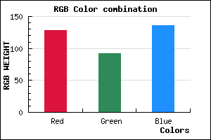 rgb background color #805C88 mixer