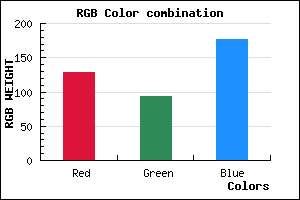 rgb background color #805DB1 mixer