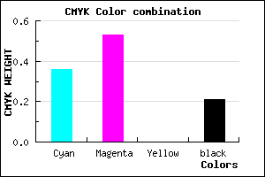 #805EC9 color CMYK mixer