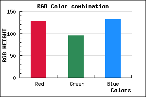 rgb background color #805F85 mixer