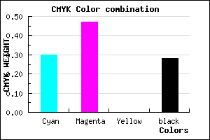 #8061B7 color CMYK mixer
