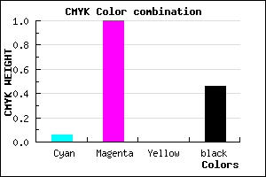 #810089 color CMYK mixer