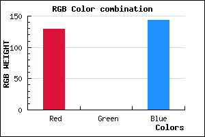 rgb background color #81008F mixer