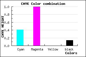 #8100DB color CMYK mixer