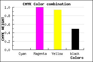 #810008 color CMYK mixer