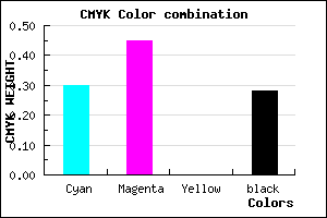 #8166B8 color CMYK mixer