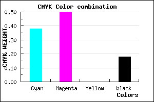 #8168D0 color CMYK mixer