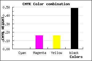 #816C6C color CMYK mixer