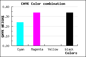 #816FA9 color CMYK mixer