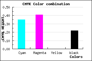 #8175C7 color CMYK mixer