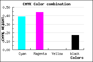 #8176D4 color CMYK mixer