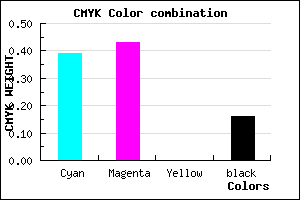 #8179D5 color CMYK mixer