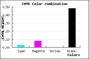 #817B85 color CMYK mixer