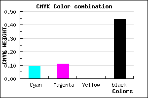 #817E8E color CMYK mixer