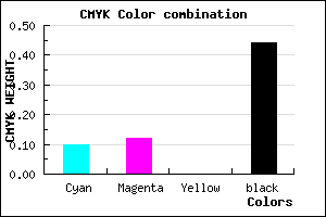 #817E8F color CMYK mixer
