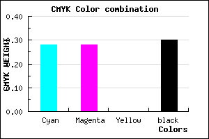 #8180B2 color CMYK mixer