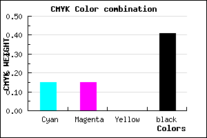 #818197 color CMYK mixer
