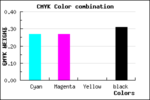 #8181B1 color CMYK mixer