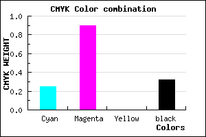 #8111AD color CMYK mixer